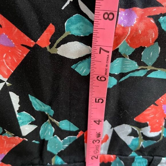 Kate Spade Saturday floral cropped cotton pants size 2 NEW - Picture 9 of 12